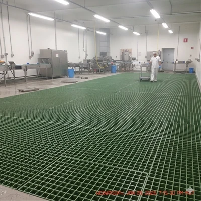 Ứng dụng kỹ thuật của lưới FRP cho sàn nhà máy chế biến thực phẩm