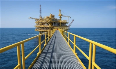 Lưới ép đùn FRP cho nền tảng ngoài khơi & lối đi công nghiệp